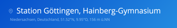 Bild zur Wetterstation